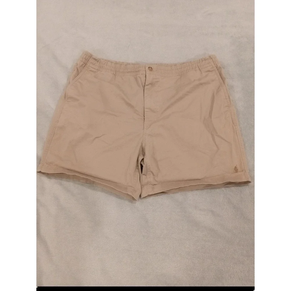 Mens Polo Ralph Lauren Stretch Classic Fit Shorts Khaki Beige XXL